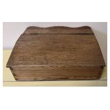 Vintage Wood Recipe Box