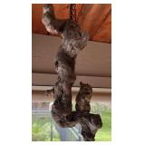Wood W/Squirrel Wind Chime