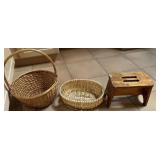 Baskets & Stool