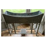 Wicker Plant Stand #2