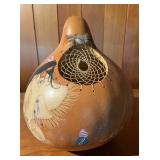 Painted Decorative  Gourd