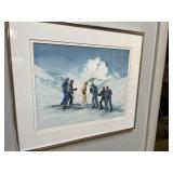 Framed Pat Brown Watercolor 'Under The