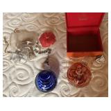 Glass ornaments & More