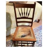 Tiger Oak Spindle Chair Early 29th Century