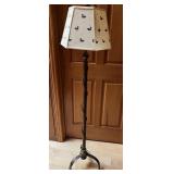 Vintage Floor Lamp Unique Metal Wrapped