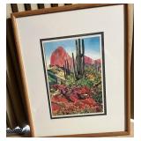 Framed Numbered Print