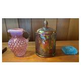 Indiana Glass- Fenton Hobnail Pitcher & More