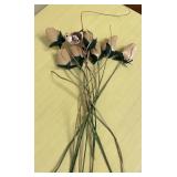 Bunch Of Wooden Flowers