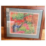 Framed Pat Brown Watercolor