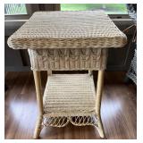 Wicker Side Table