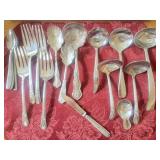 Assorted Stainless- Plated Silverware