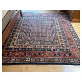 Hand-Knotted Afghan Wool Rug