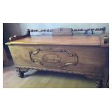 Vintage Wood Cedar Chest