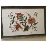 Framed Embroidery Art #1