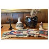Handwoven Wool Coasters & More