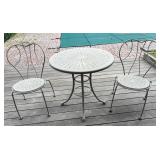 Patio Table W/ 2 Chairs #1