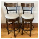 2- Swivel Bar Stools (Very Solid)