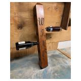 Wall Mount Wine Bottle Caddy