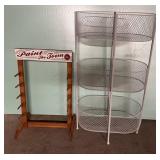 Display Rack & Display 3-Tier Bin