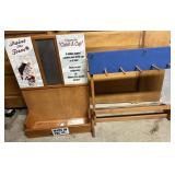 2- Wood Display Racks