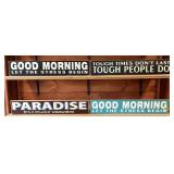 4-Decorative Wooden Signs #6