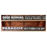 4-Decorative Wooden Signs #5