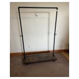 Metal Rolling Coat Rack