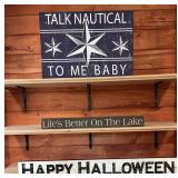 3-Decorative Wooden Signs #1