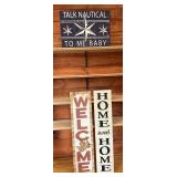 3-Decorative Wooden Signs #4