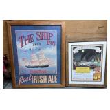 2- Framed Advertising Wall Dï¿½cor (Fishhook