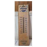 Vintage Pepsi Thermometer & Chalkboard
