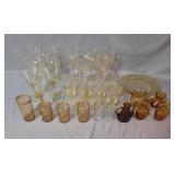 Amber Colored Glassware
