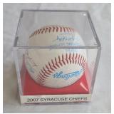 2007 Syracuse Chiefs Signed Baseball