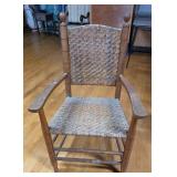 Wood and Cane Chair