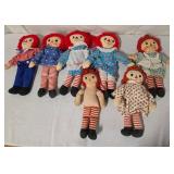 Vintage Raggedy Anne Dolls