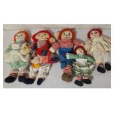 Vintage Raggedy Anne Dolls