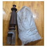 Vintage Wooden Railing Spindles
