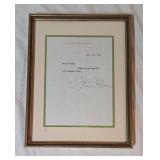 Katherine Hepburn Signed Letter