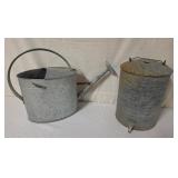 Metal Watering Can and Beverage Server