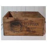 Egyptian Lacquer Wooden Crate