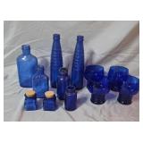 Blue Glassware