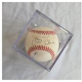 Vida Blue Signed Baseball