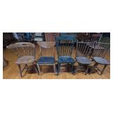 Assorted Wooden Chairs