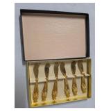 Janis Collection 24kt Gold Plated Knives