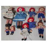Vintage Raggedy Anne Dolls