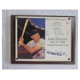 Brooks Calbert Robinson Memorabilia Plaque