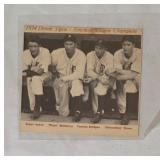 1934 Detroit Tigers Memorabilia