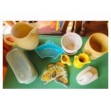 Assorted Pottery, Servingware & Decor