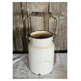 Vintage Enamel Bucket