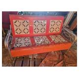 Vintage Metal Bench